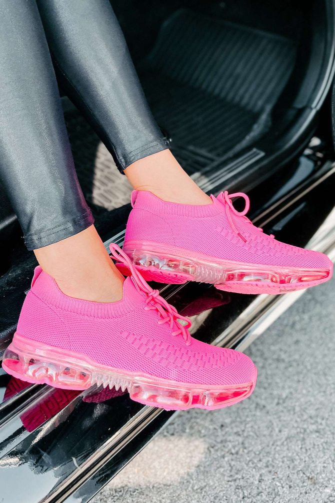 Style Activated Flyknit Sneakers (Hot Pink) ?? NanaMacs - Image 3