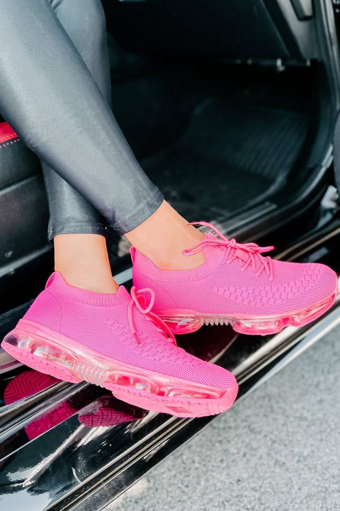 Style Activated Flyknit Sneakers (Hot Pink) ?? NanaMacs - Image 4