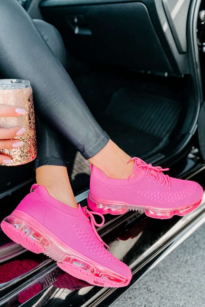 Style Activated Flyknit Sneakers (Hot Pink) ?? NanaMacs