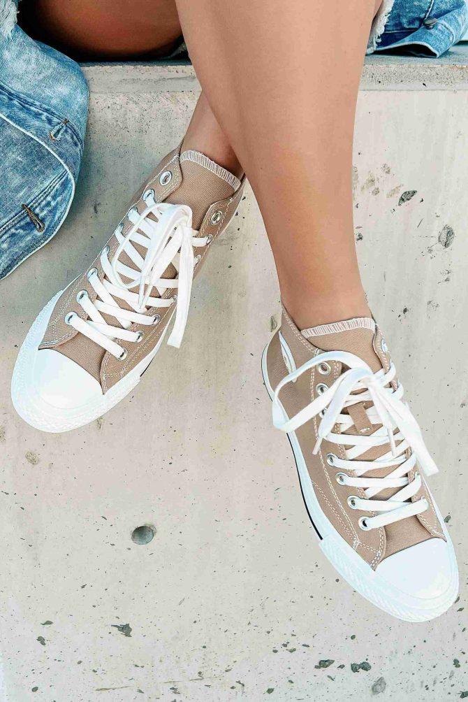 See For Yourself High-Top Canvas Sneakers (Mocha) ?? NanaMacs - Image 3