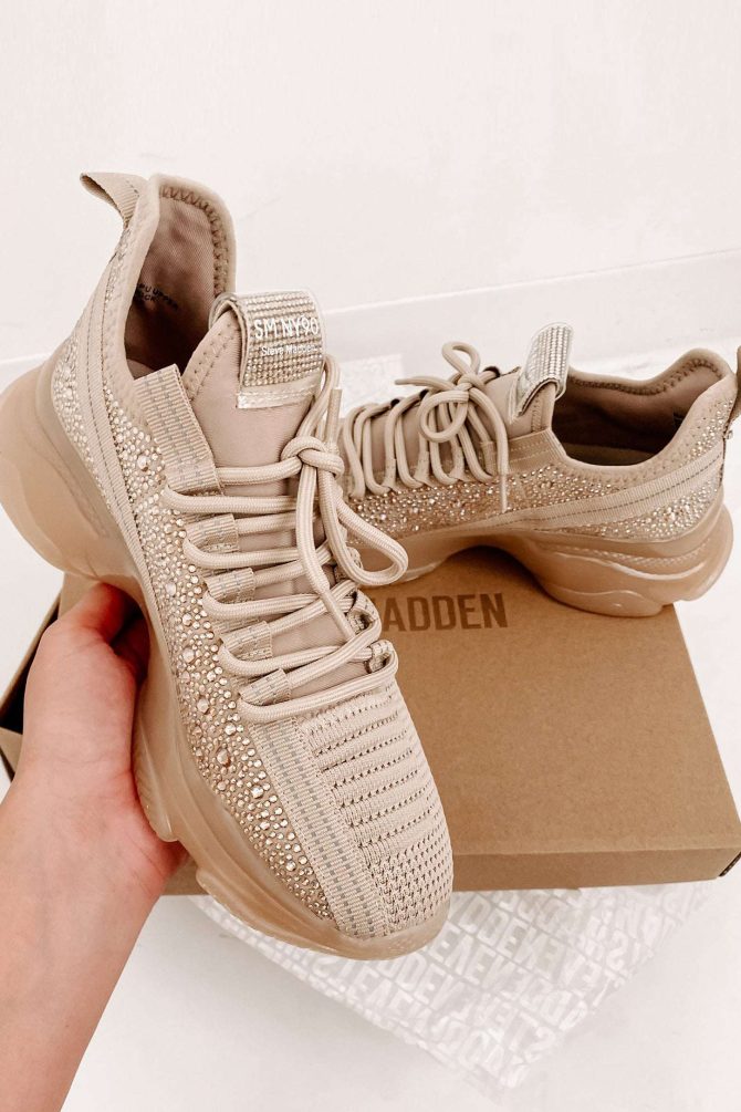 Raise The Bar Steve Madden Chunky Rhinestone Chunky Sneakers (Blush Mu ?? NanaMacs - Image 2