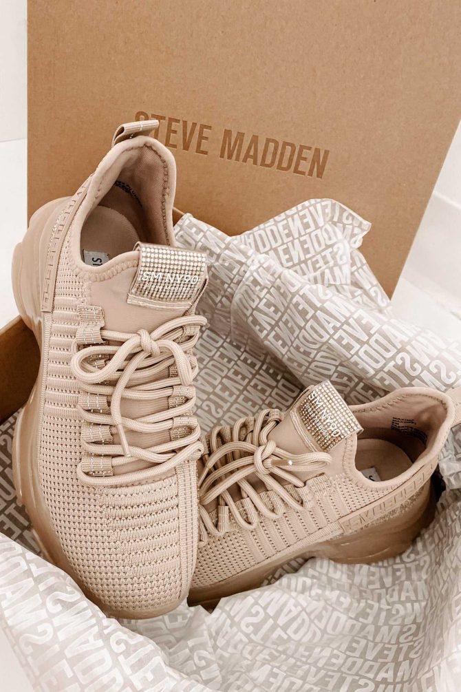 Raise The Bar Steve Madden Chunky Rhinestone Chunky Sneakers (Blush Mu ?? NanaMacs - Image 3